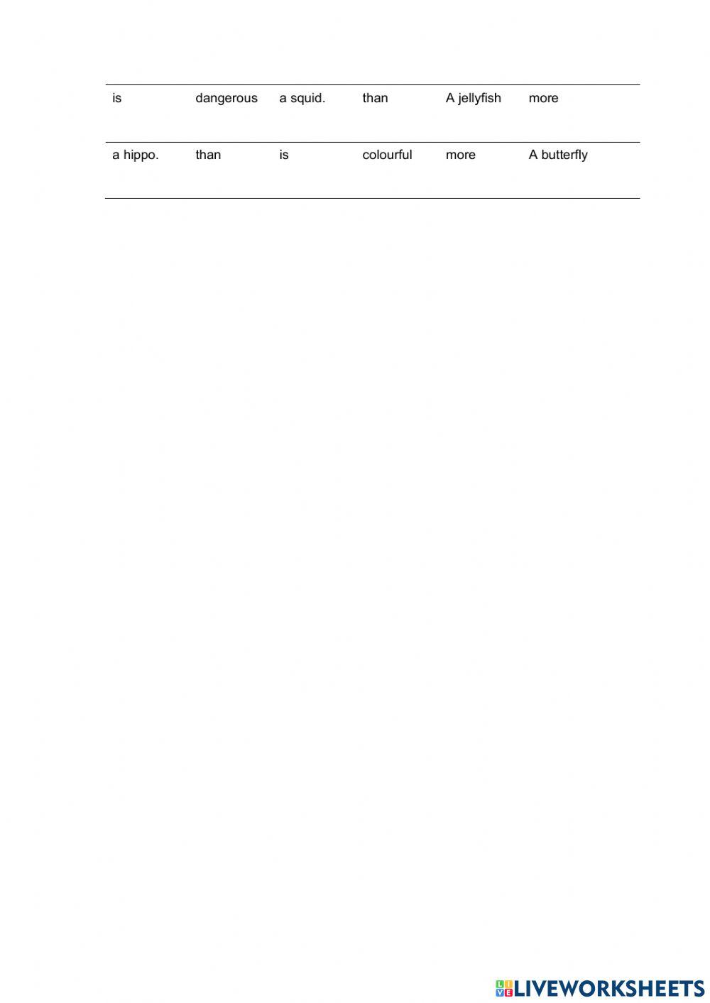 Comparative Adjective