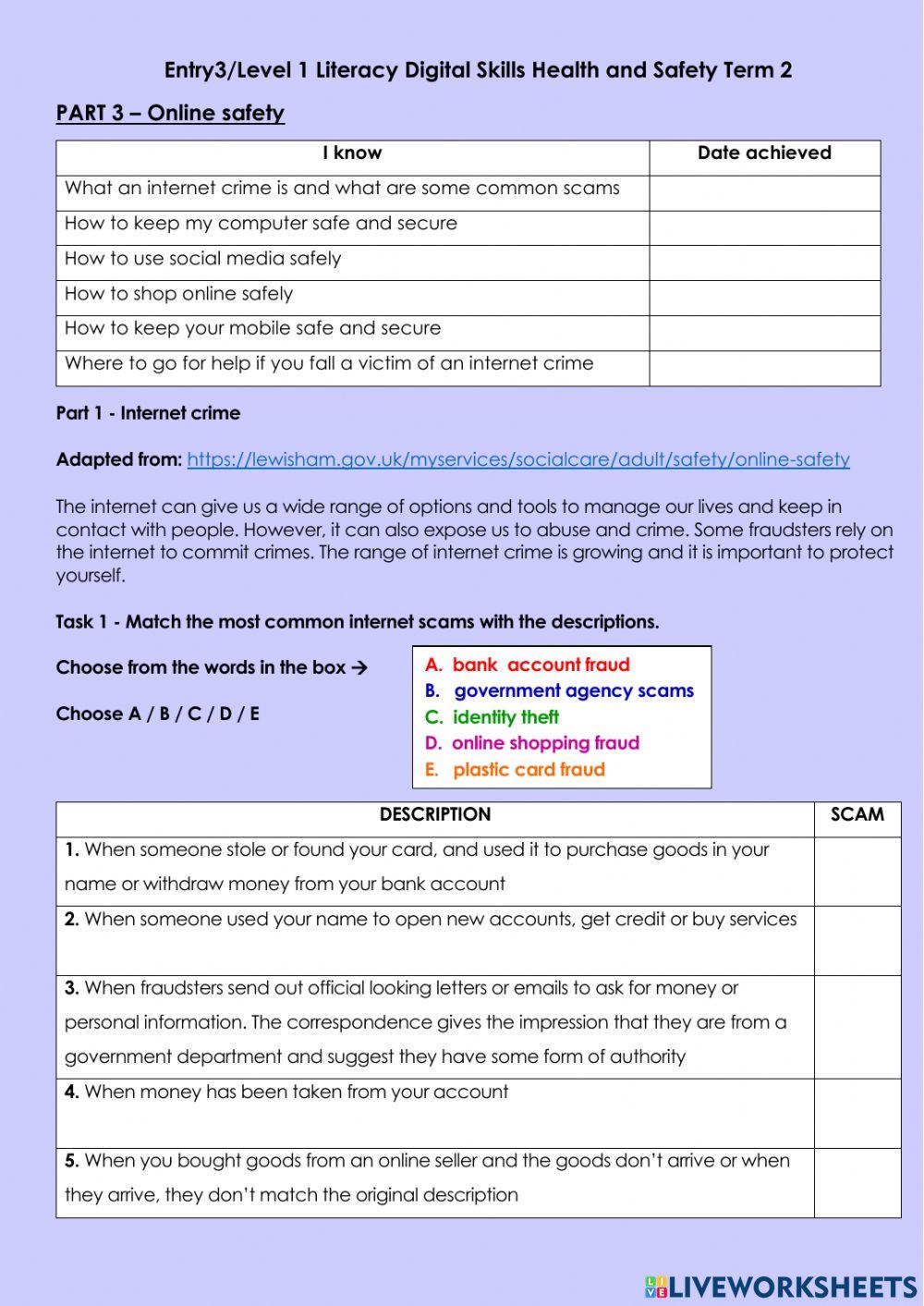 E3 L1 DIGITAL SKILLS Part 3 TERM 2 E3 L1 DIGITAL SKILLS Part 3 TERM 2