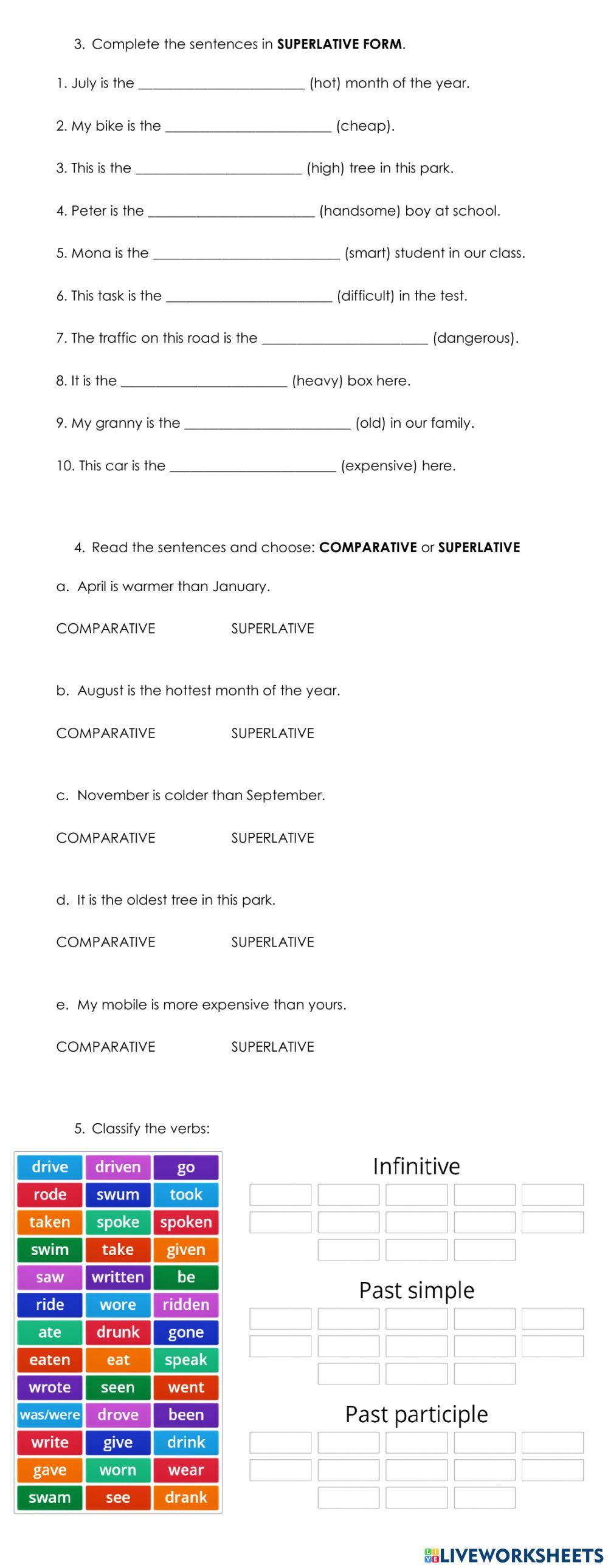4° Second Term Evaluation
