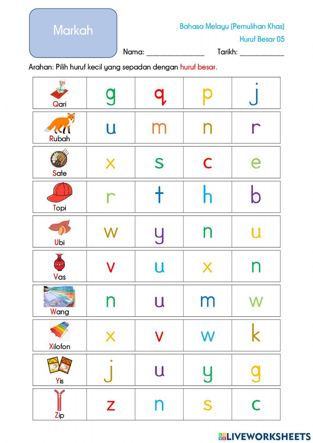 Huruf Besar - Huruf Kecil 05
