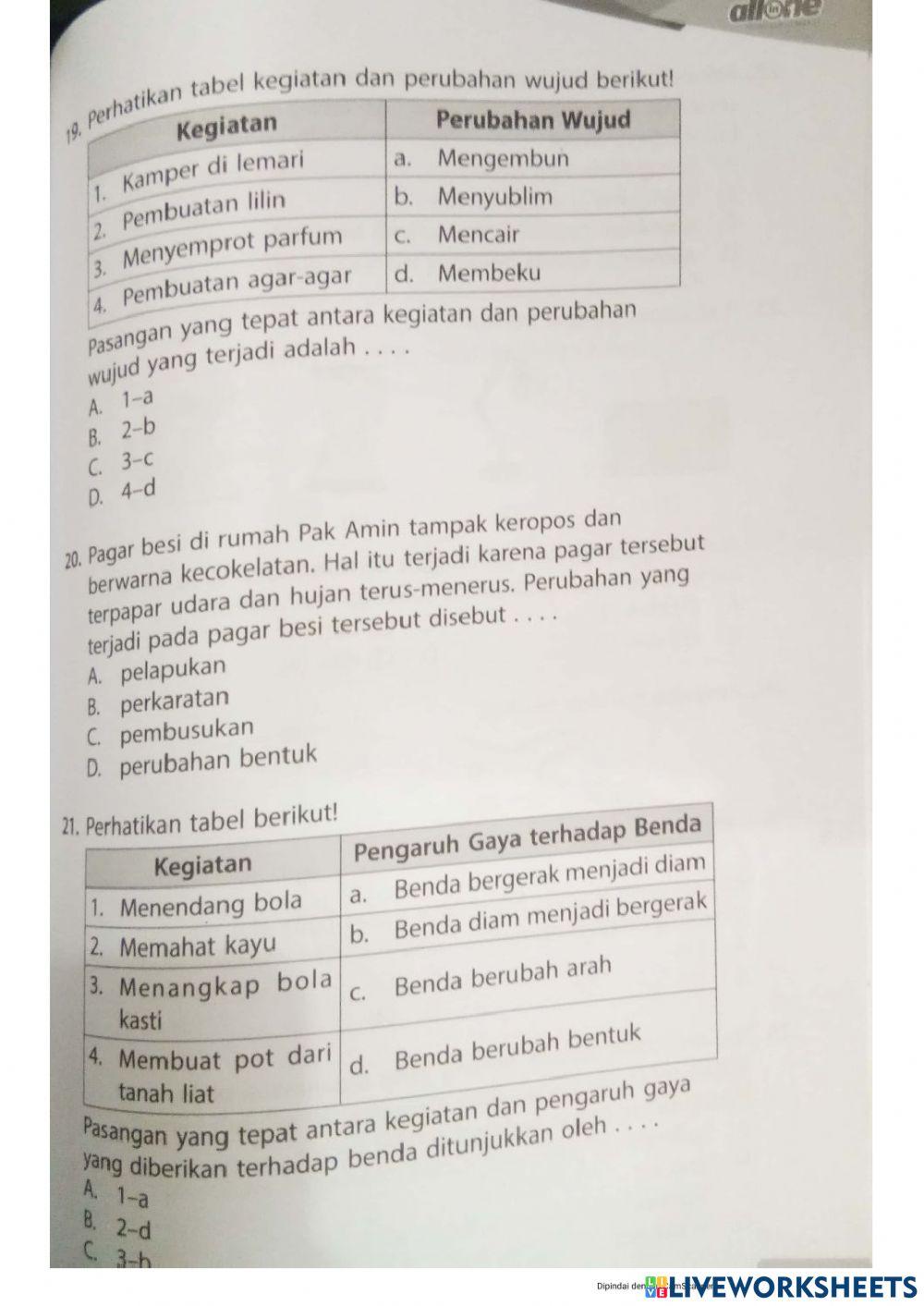 Seleksi lomba ipa