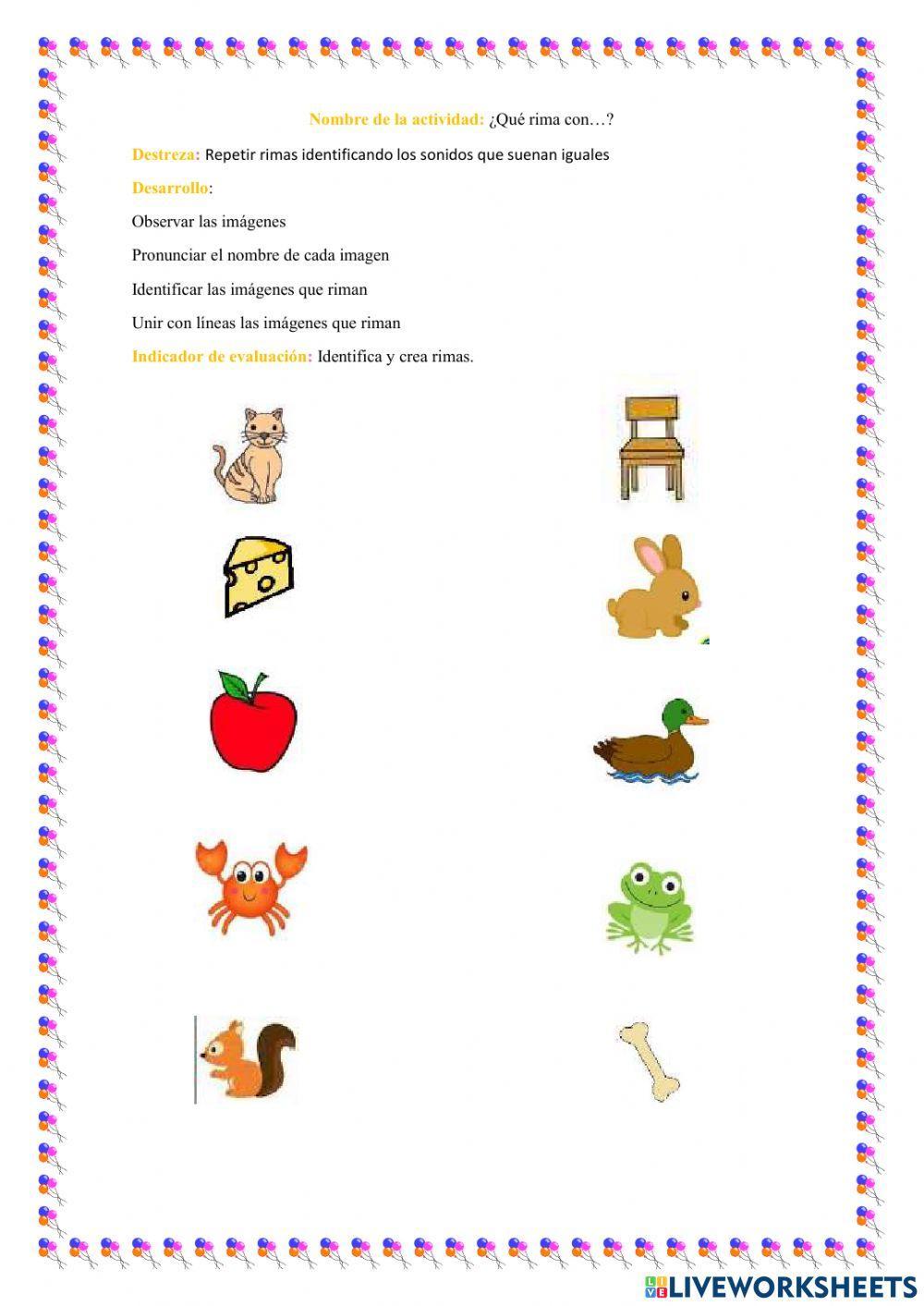 ¿Qué rima con...?