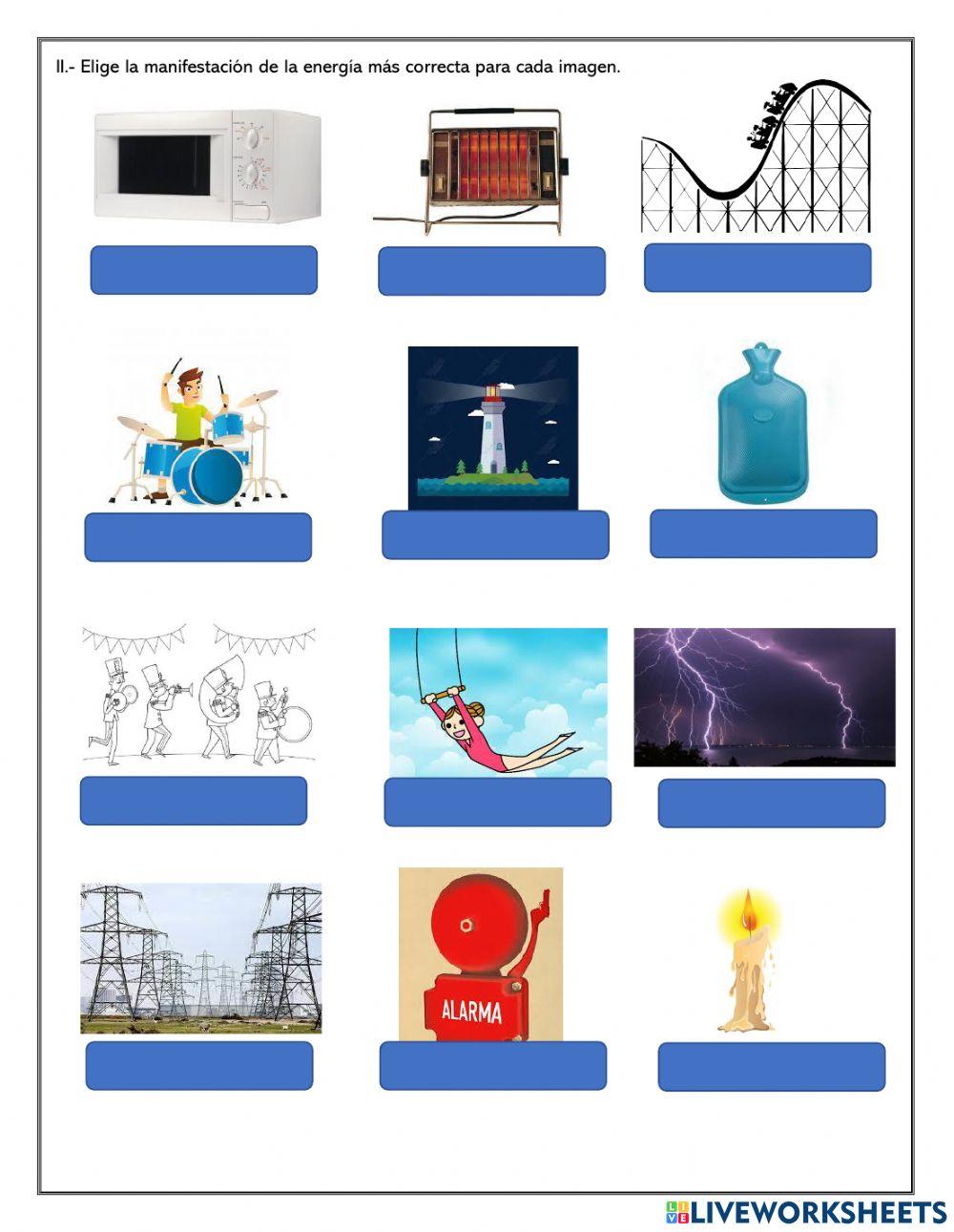 Manifestaciones de la energía