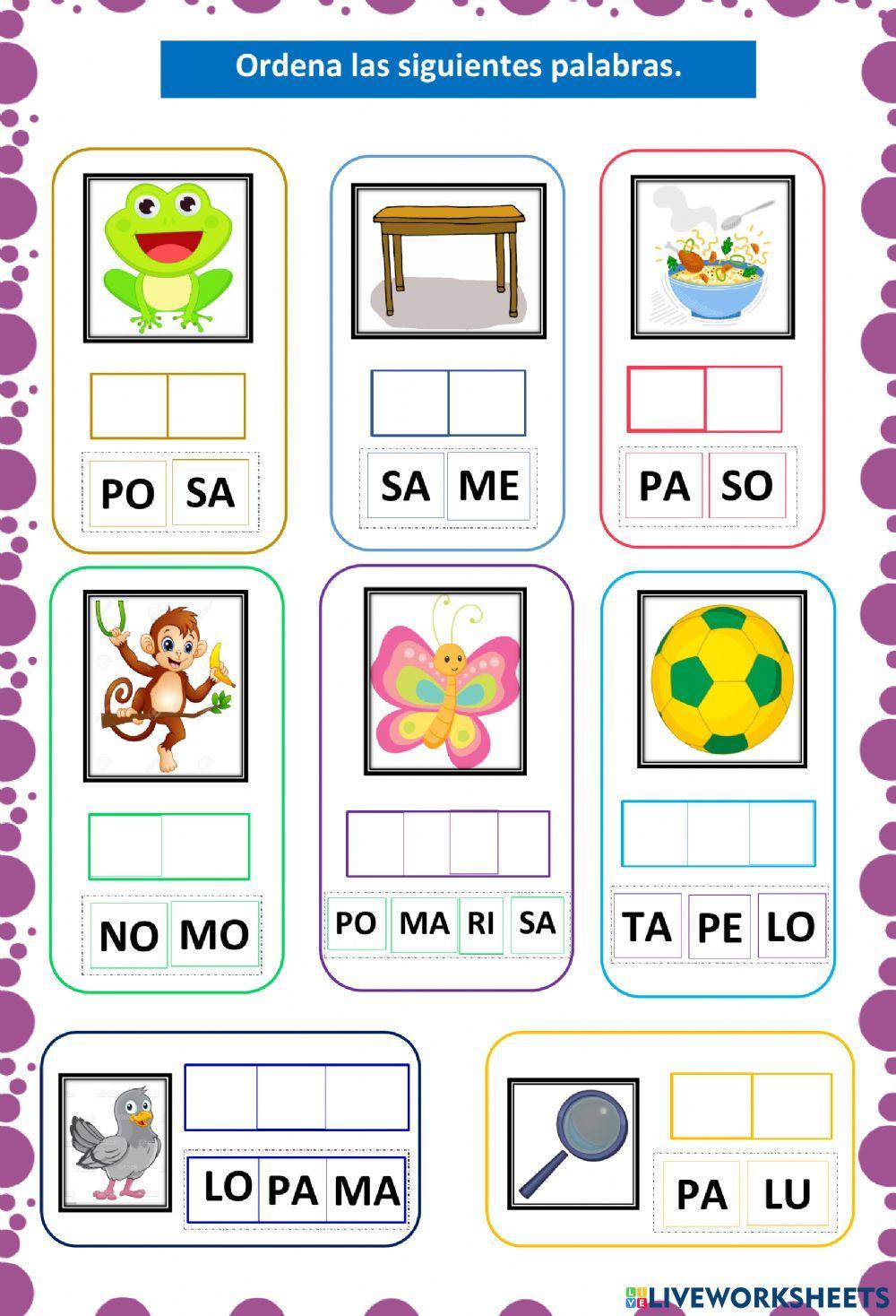 Evaluación de Español.