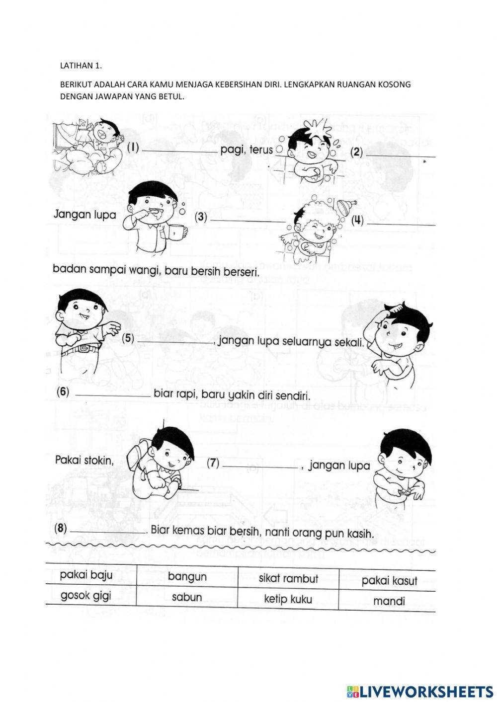 Pendidikan moral kasih sayang tahun 1