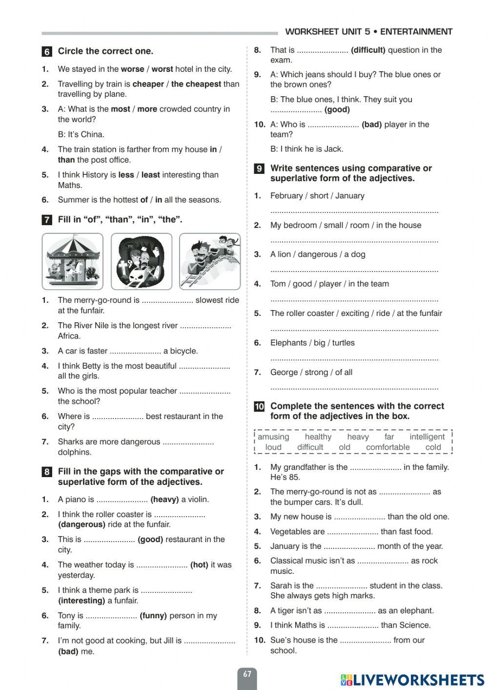 Fantastic-5-worksheet