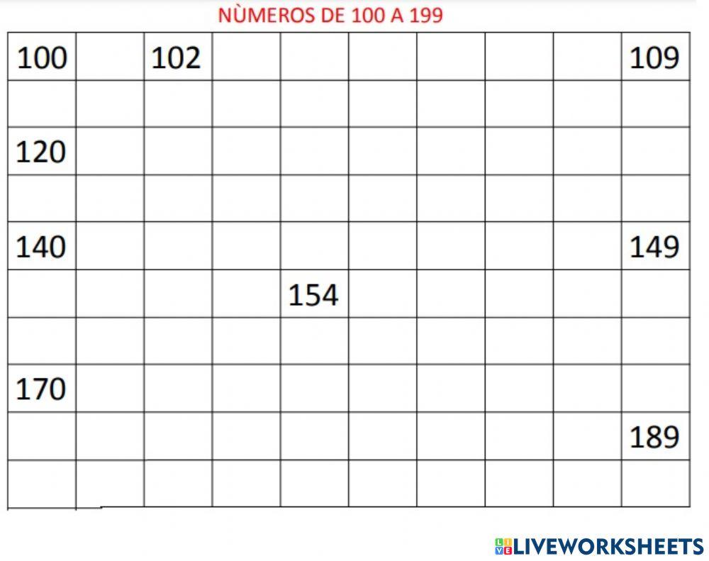 Completar familia del 100