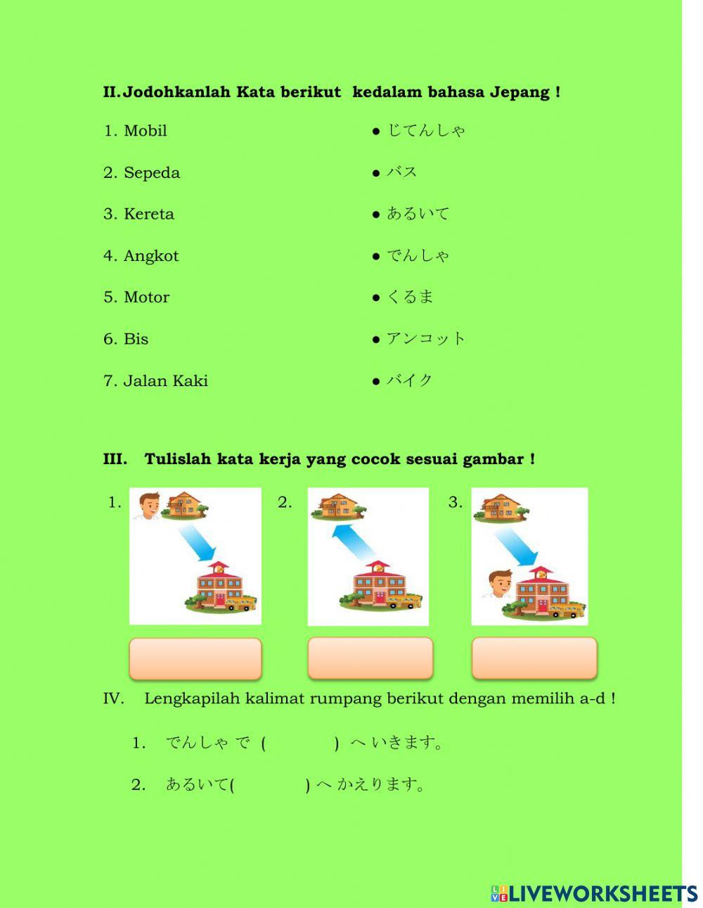 LKPD KD 3.3 Cara Bersekolah