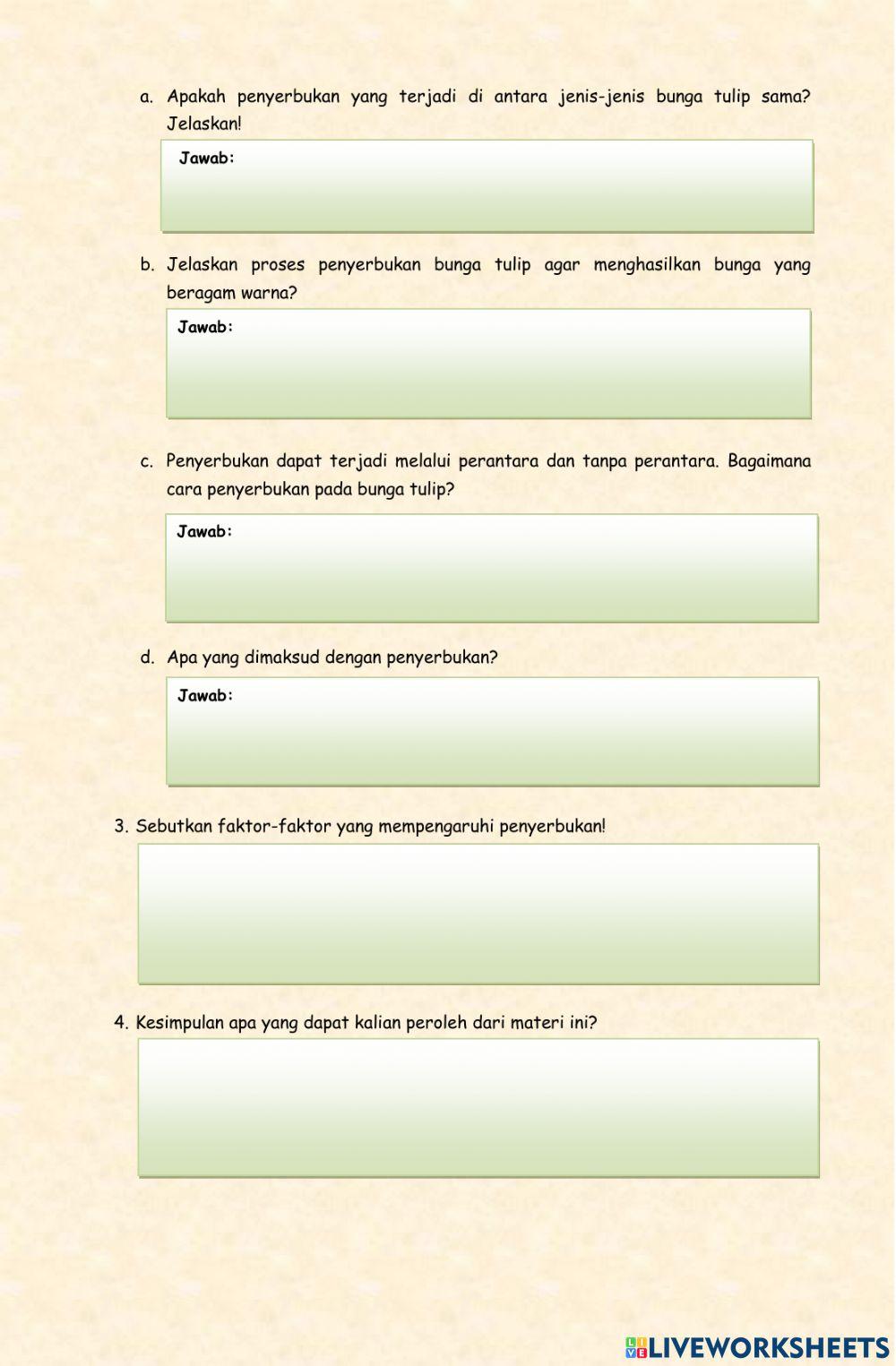 Penyerbukan Pada Bunga