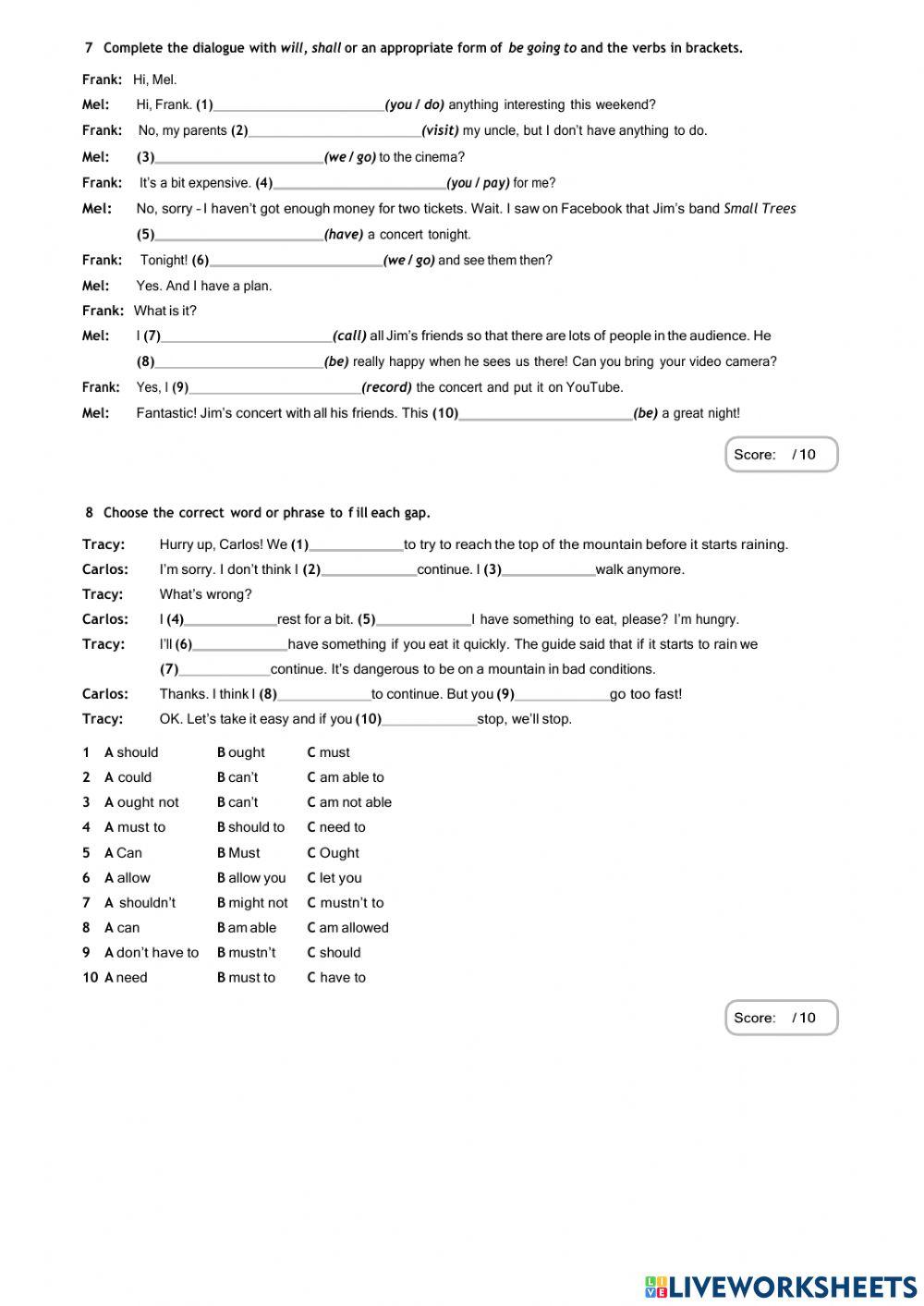 final test optimise b1