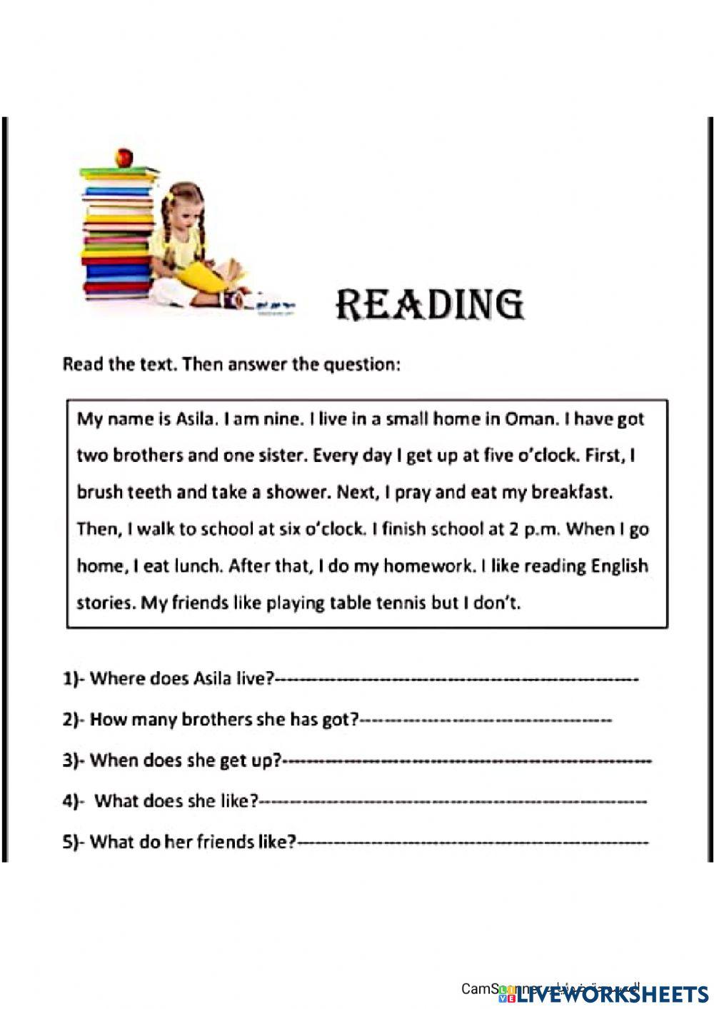 1096256 Reading comprehension أم عارف