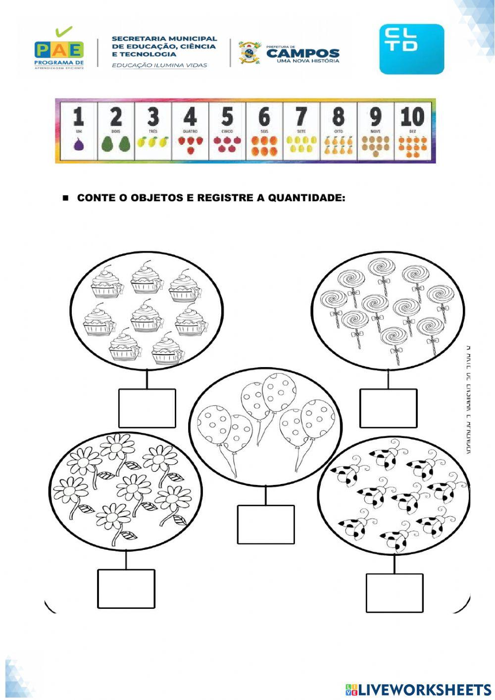 Numeros e quantidade