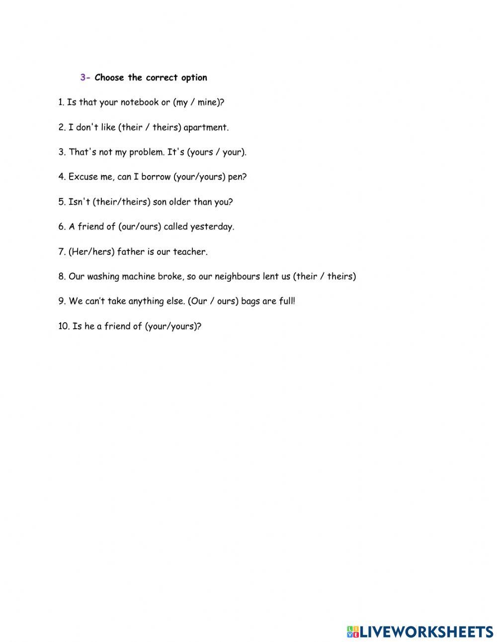 Determiners and pronouns