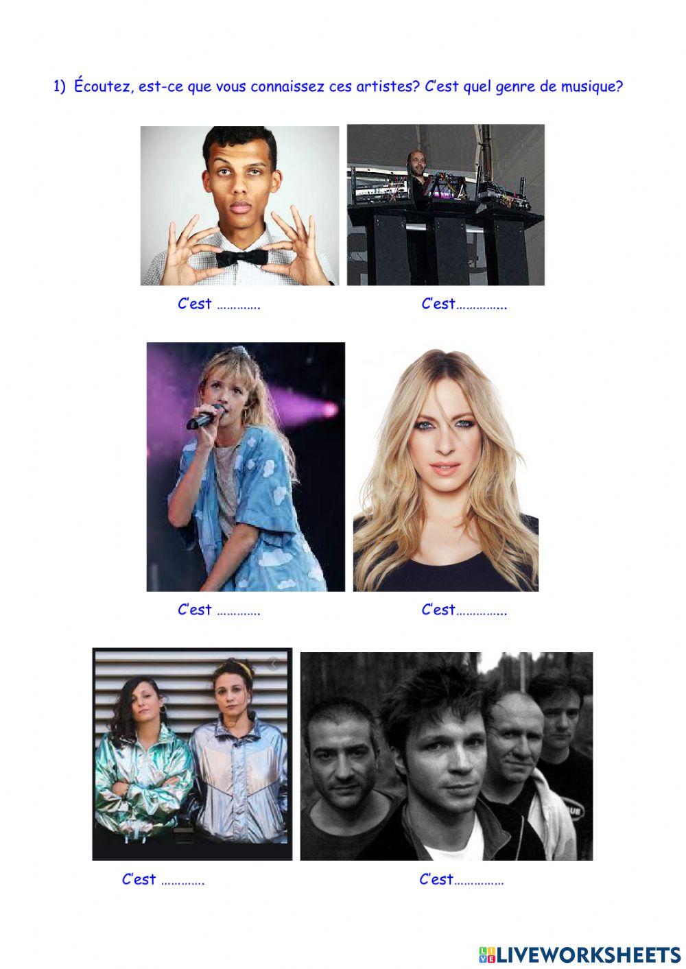 La musique francophone