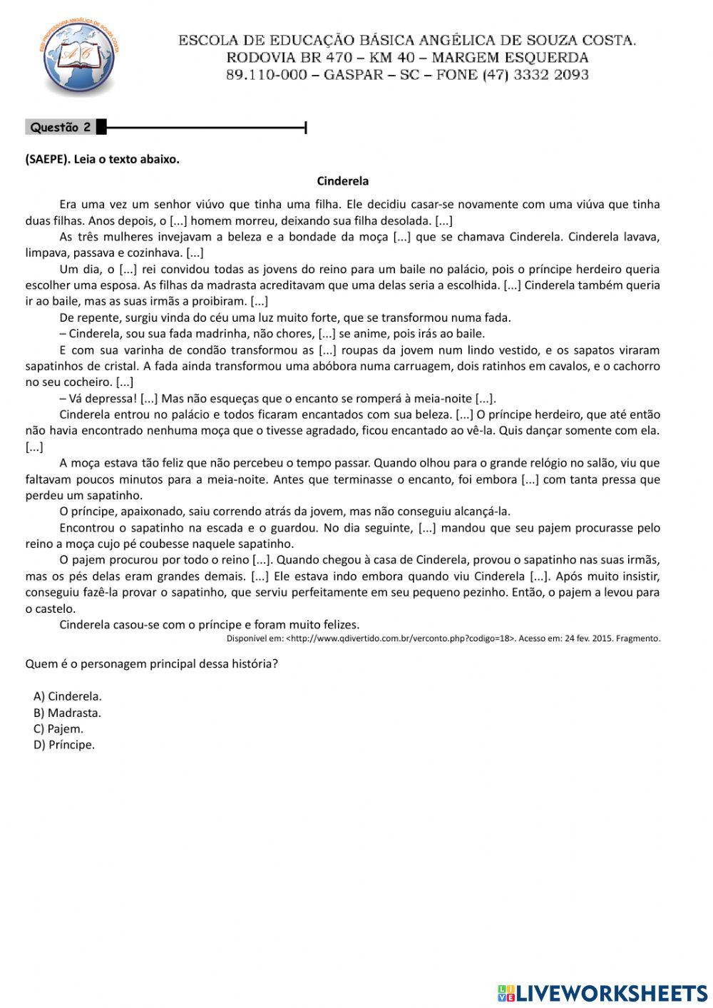 Interpretação de texto