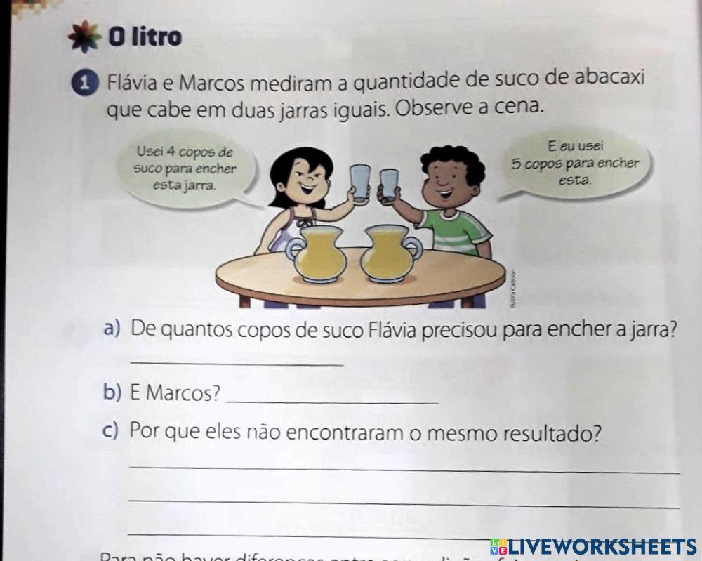 Exercicios do livro didático