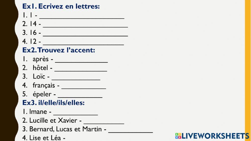 Class 6 Assessment 1 Revision