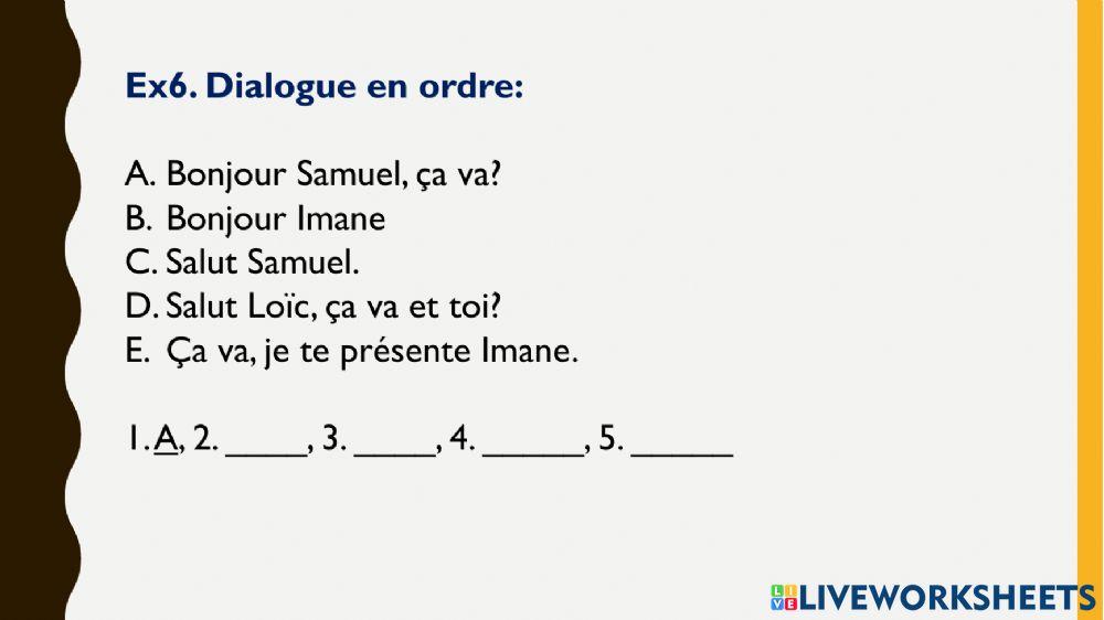 Class 6 Assessment 1 Revision