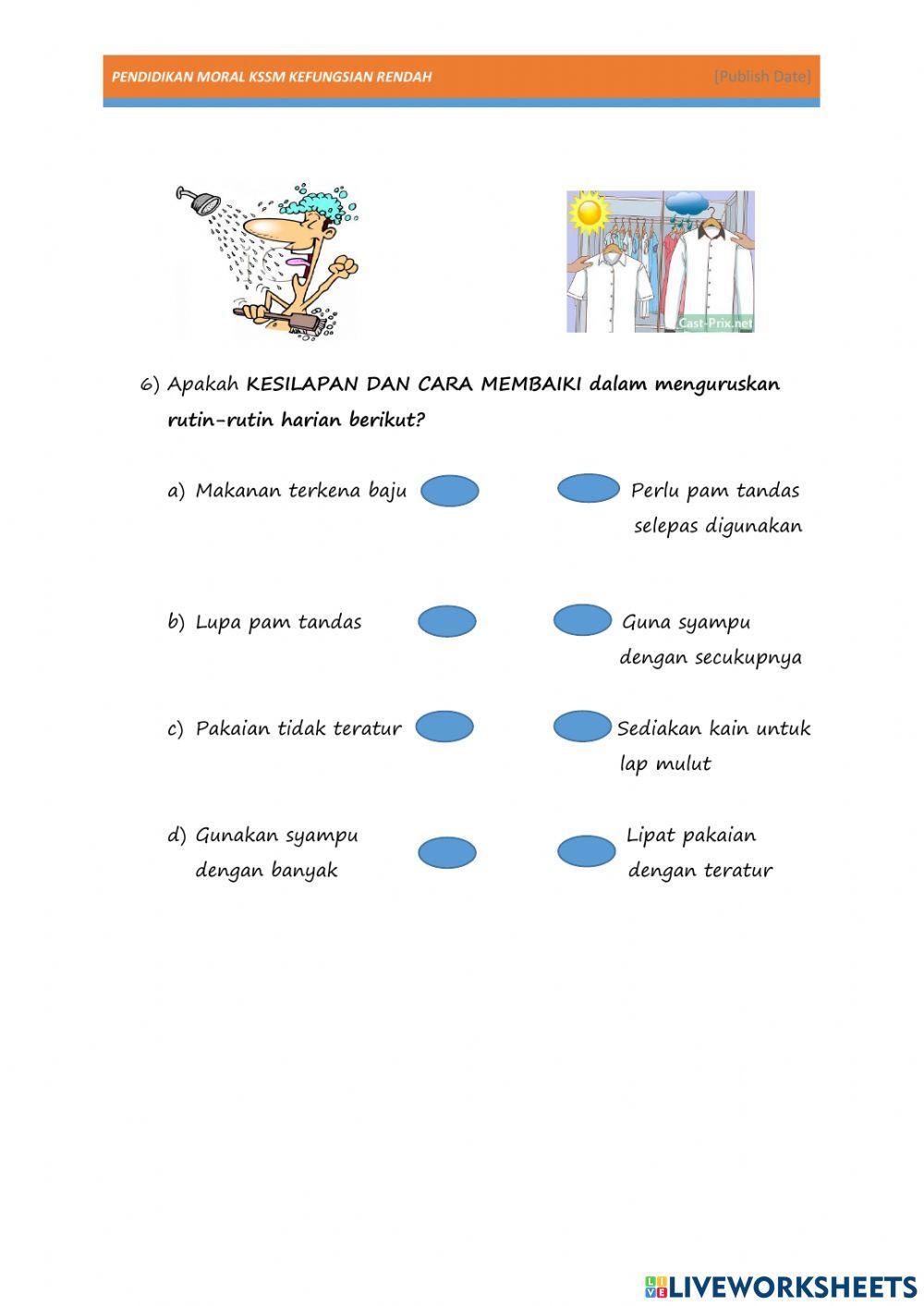 MEMPERBAIKI KESILAPAN DALAM MELAKUKAN RUTIN HARIAN