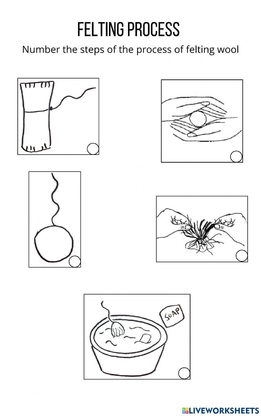 Felting process