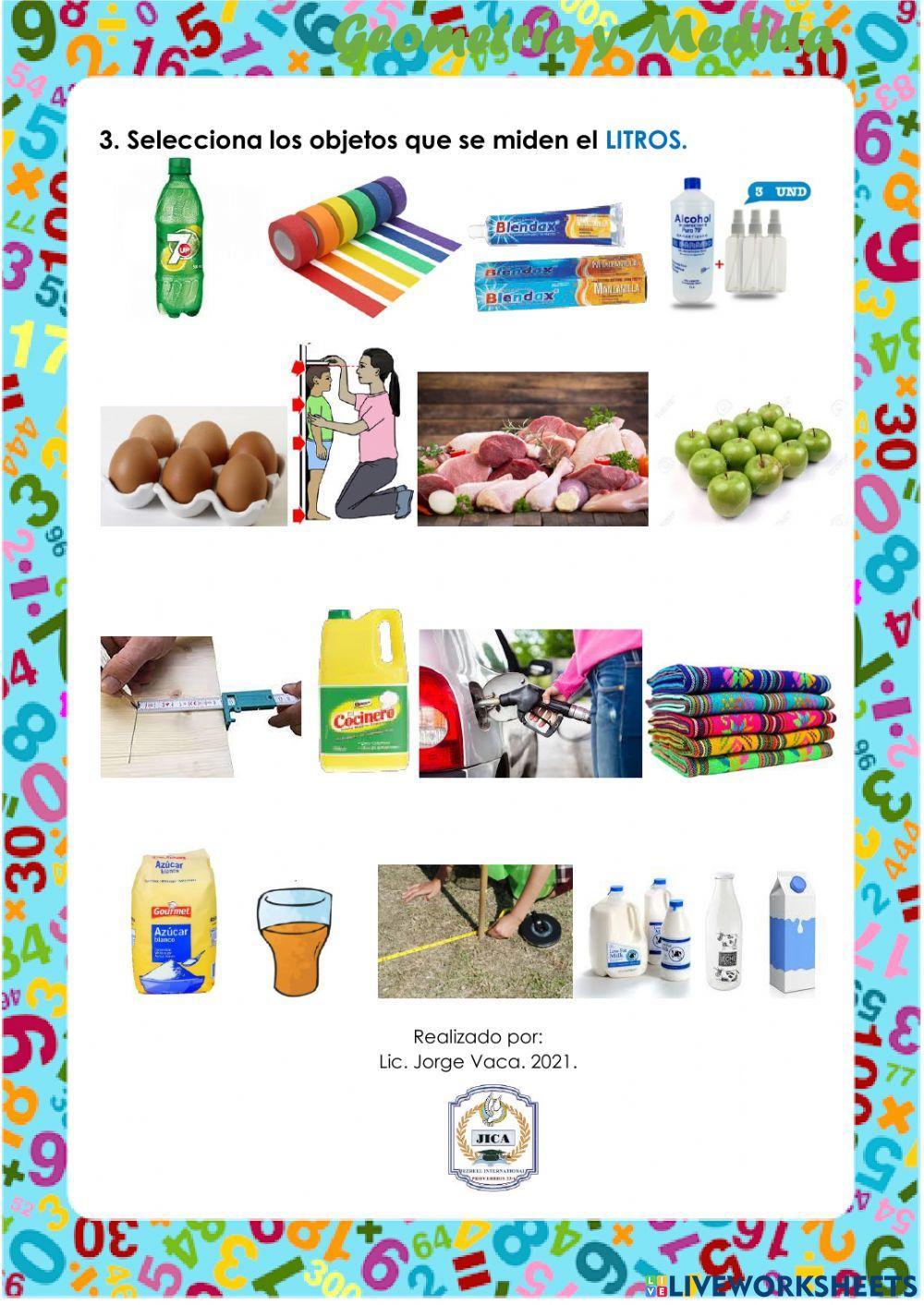 Medidas de longitud, peso y capacidad