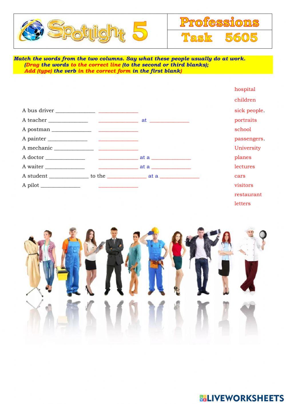 Spotlight 5 Task 5605