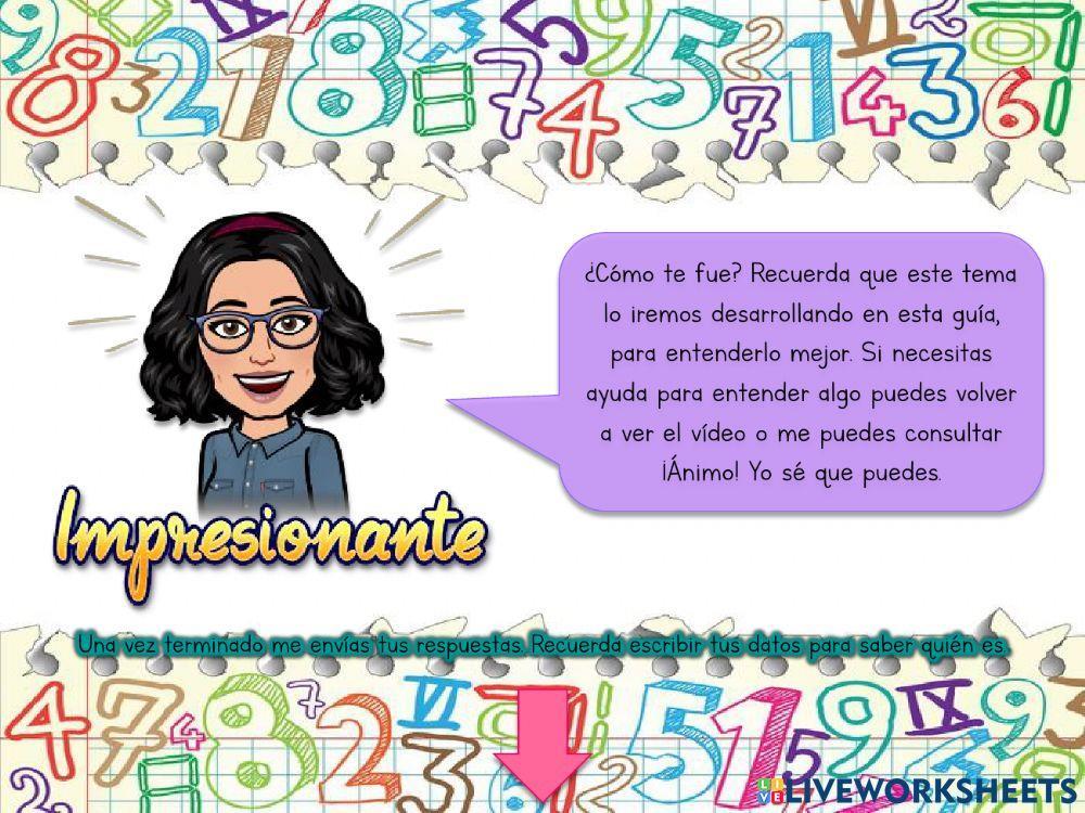 El doble y la mitad de un número natural