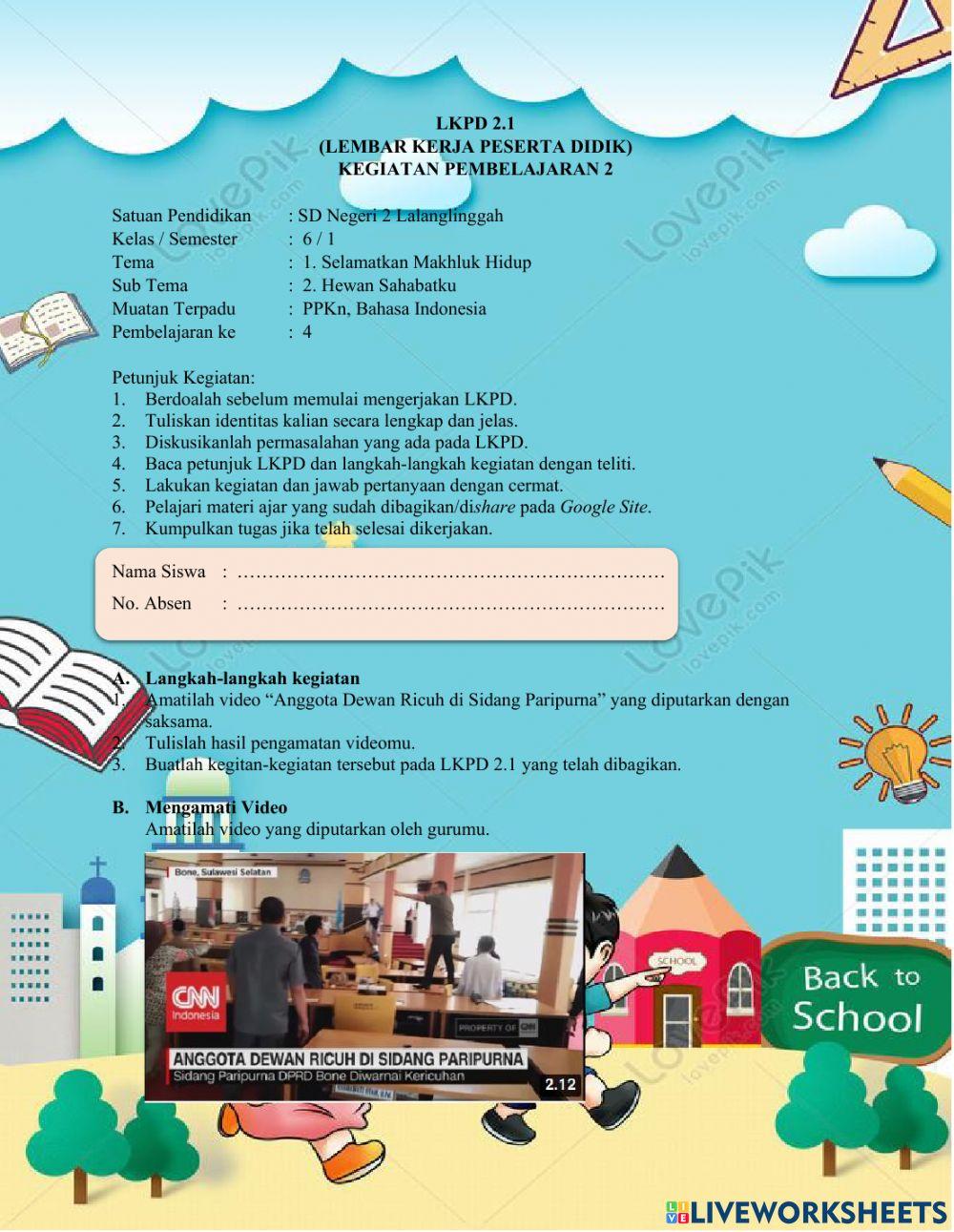 LKPD Rancangan Pembelajaran 2.1