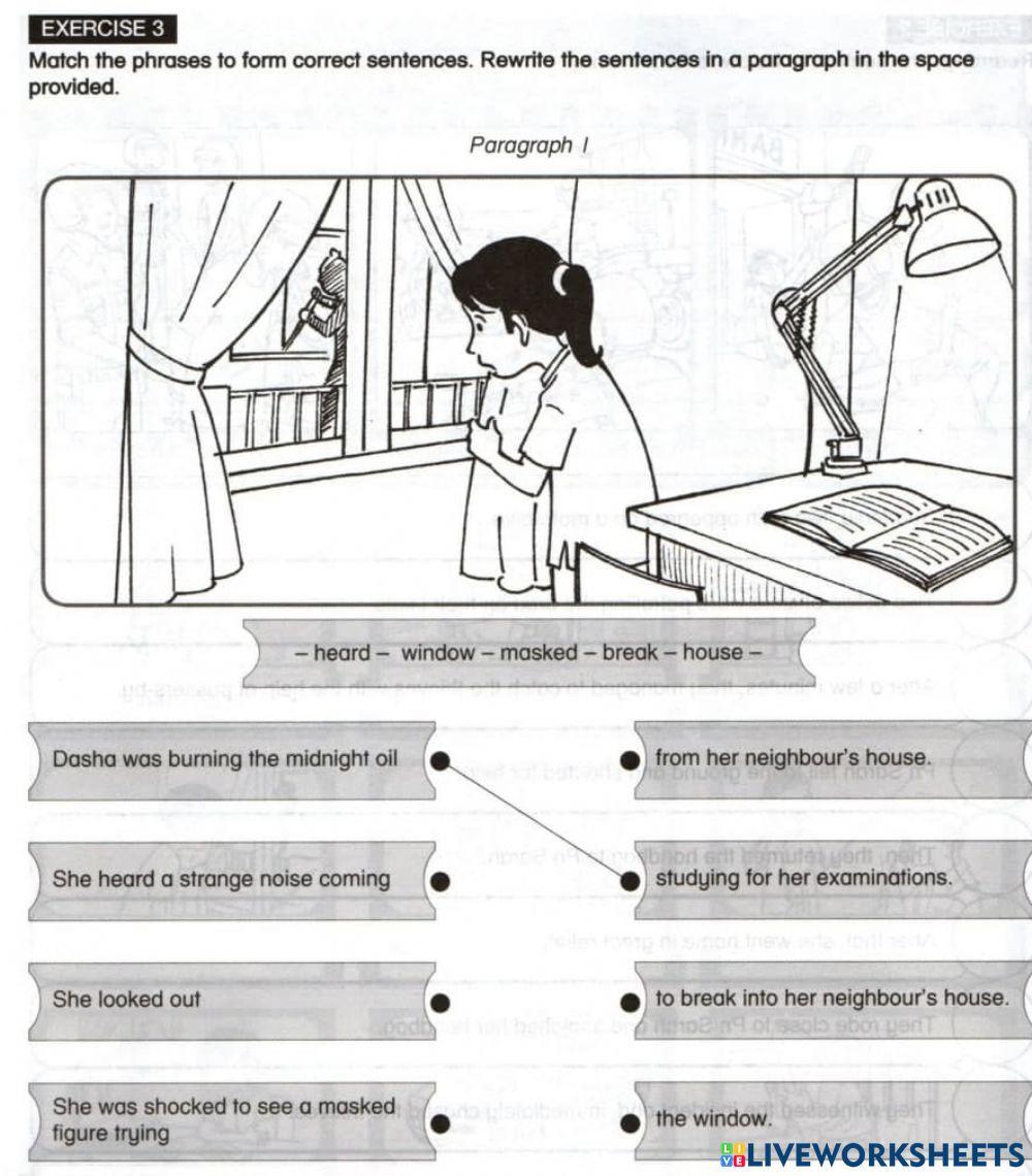 Essay : Incident (paragraph 1)