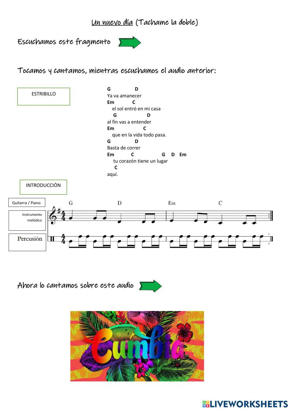 Un nuevo día (corchea dos semis)