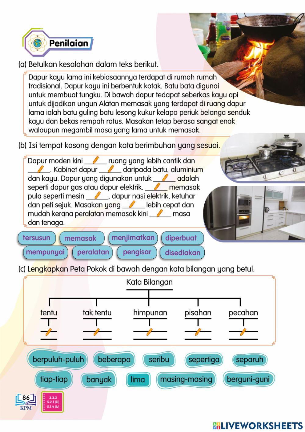 Latihan ulangkaji BM Tahun 4