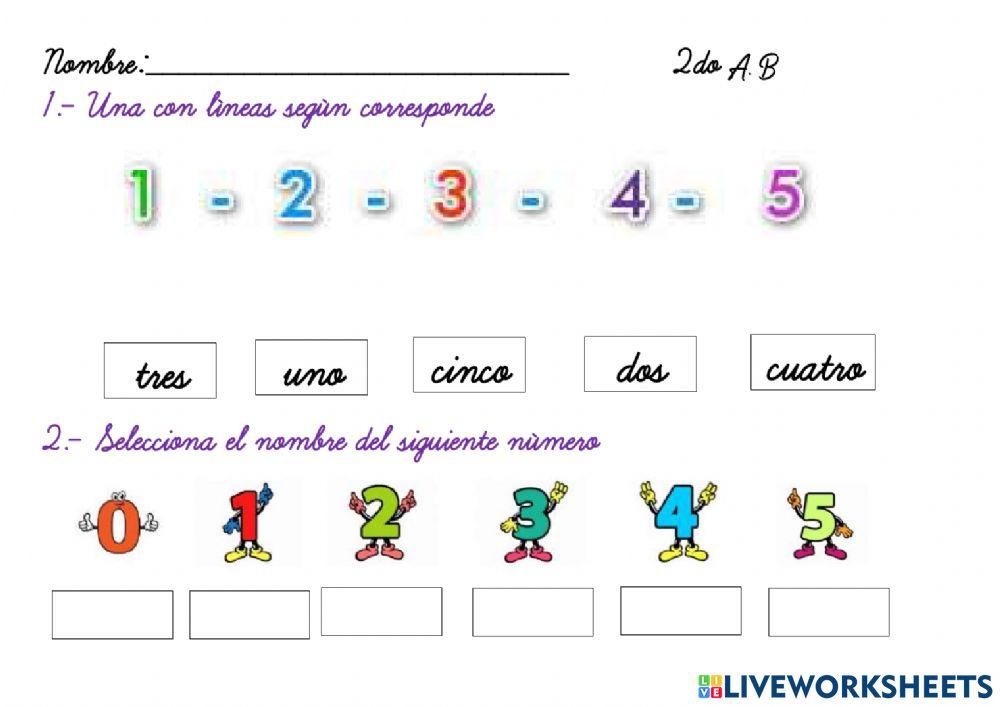 Escritura de números