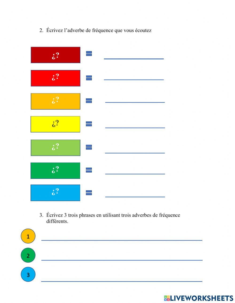 Examen Bimestriel 5º