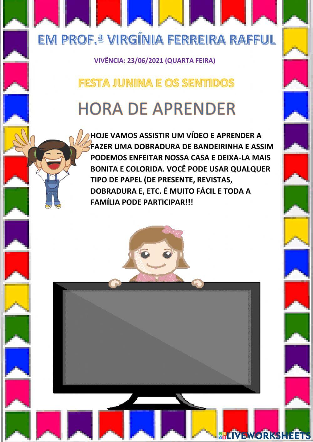 Festa Junina e os Sentidos