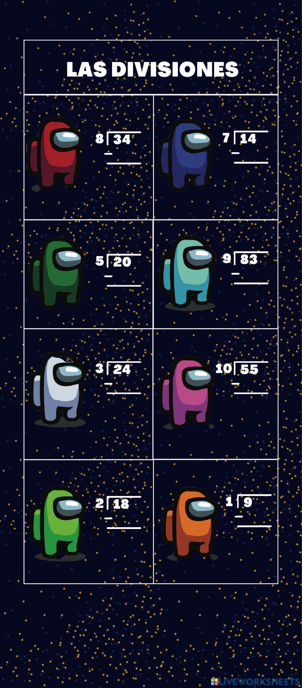 División exacta e inexacta