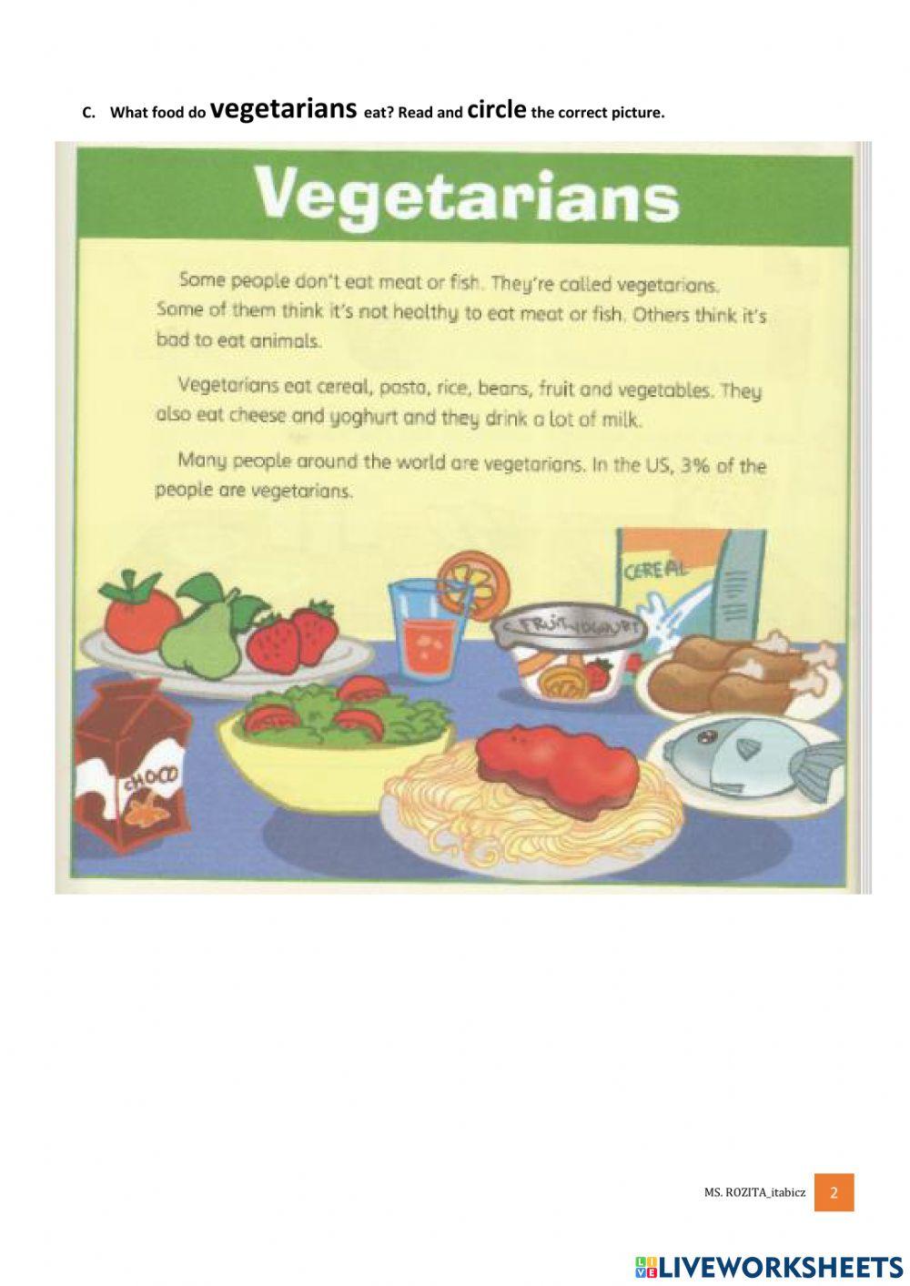 Revise lesson Year 4 Eating Right