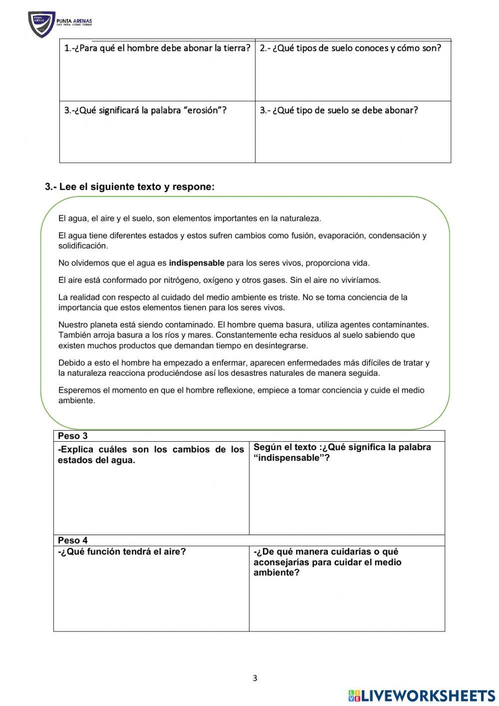 Prueba de Ciencia y Tecnología