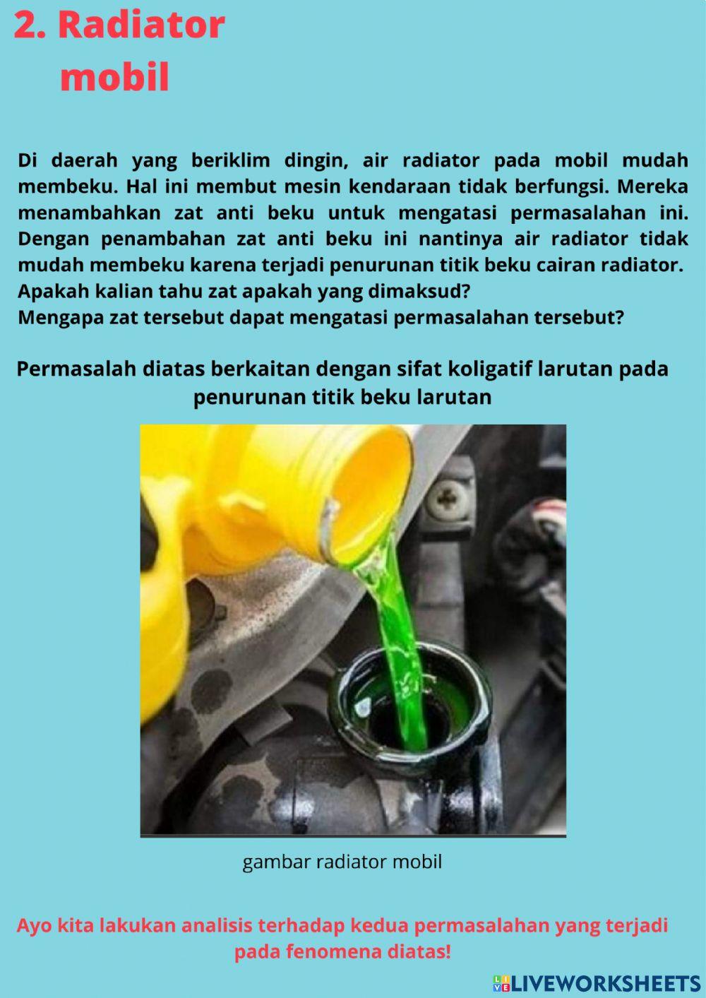 Penurunan titik beku larutan