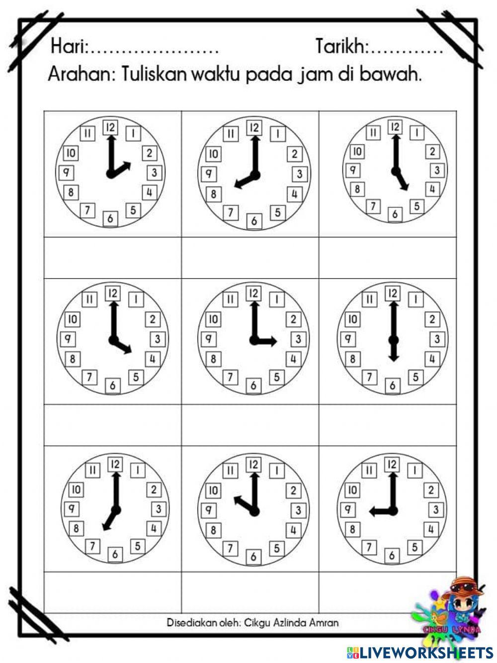 MATEMATIK (MASA DAN WAKTU)