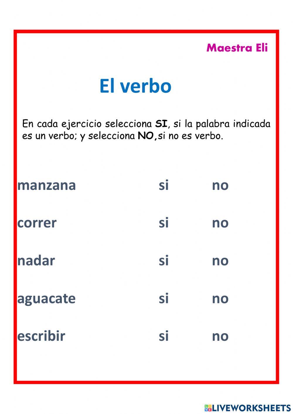 El verbo