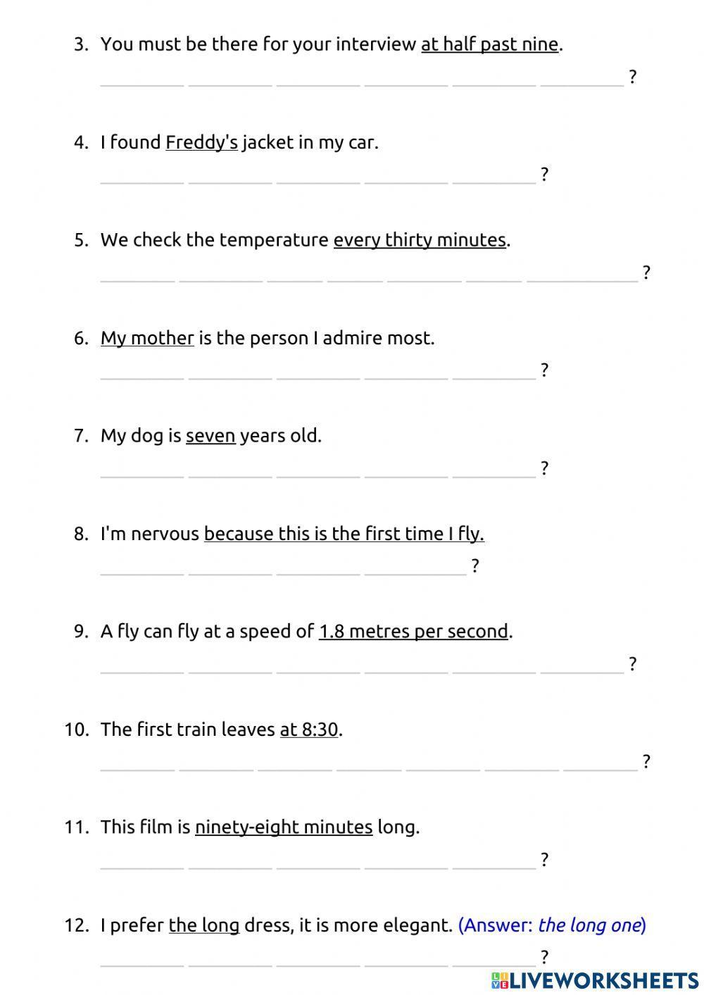 Wh-words and wh-questions