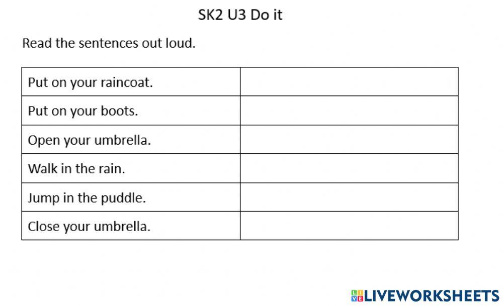 SK2 U3 Do it (Speak)