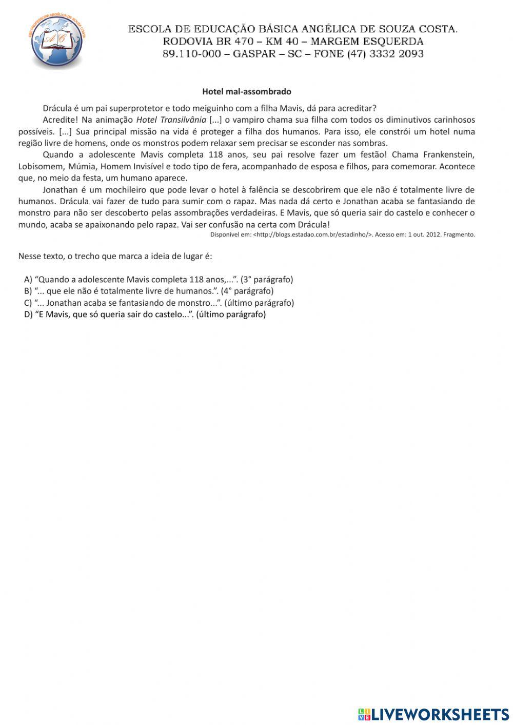 Interpretação de texto