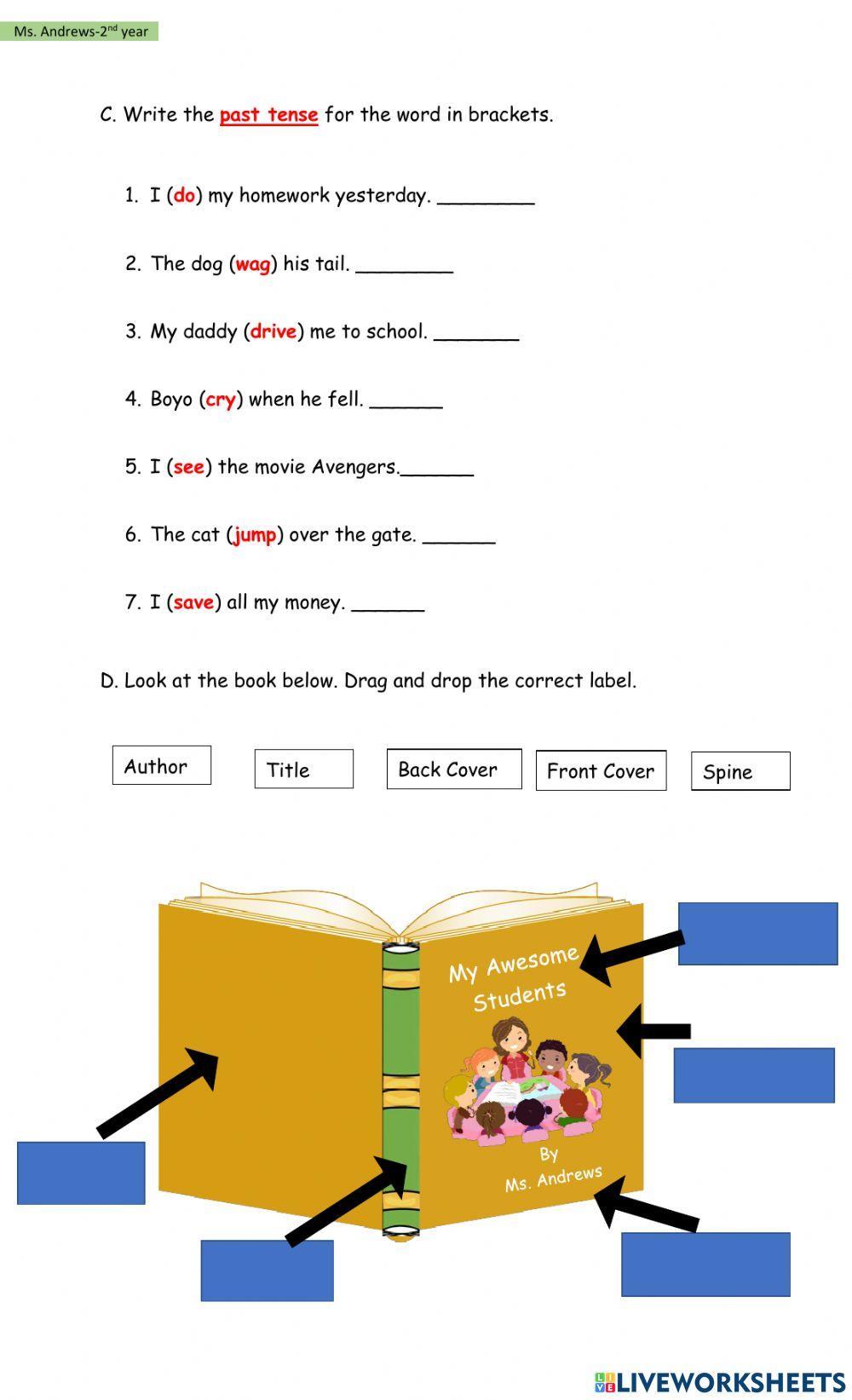 Term 3 Weekly Test 8- Language Arts