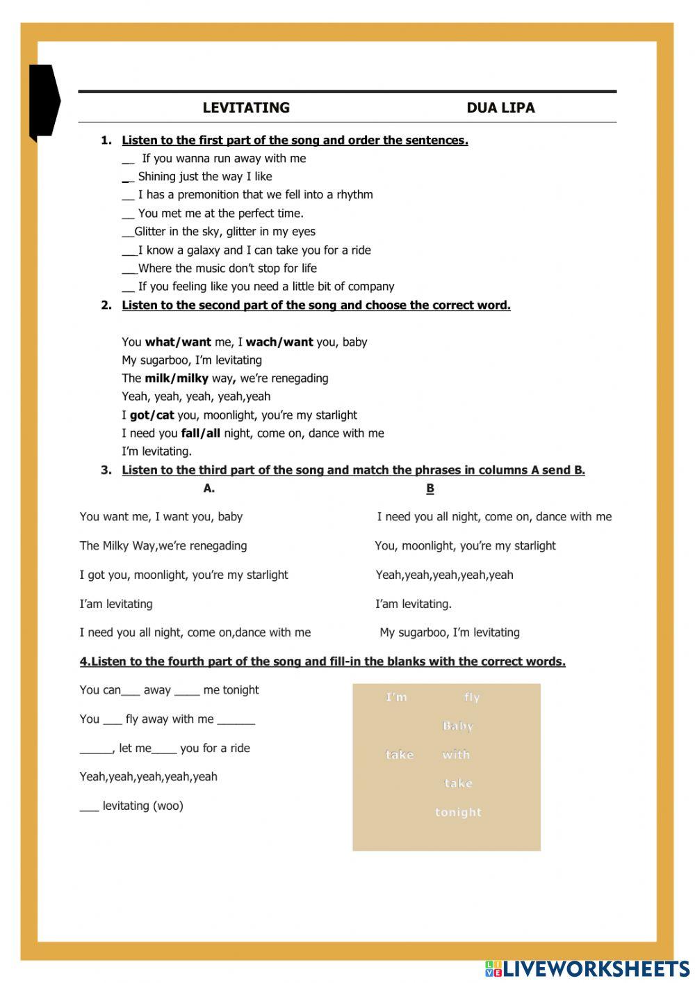 Songs en english dua lipa