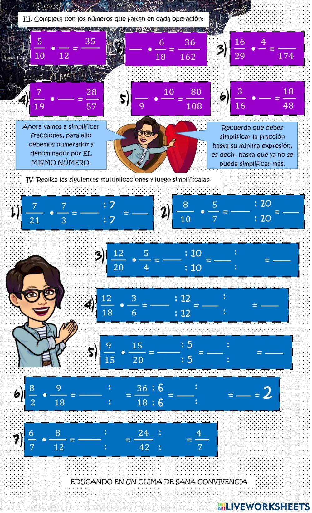 7mo-Multiplicación de fracciones
