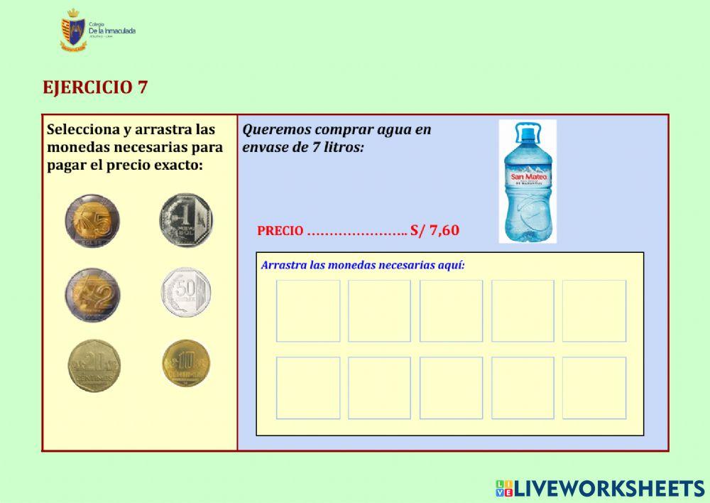 Dinero - Pago exacto