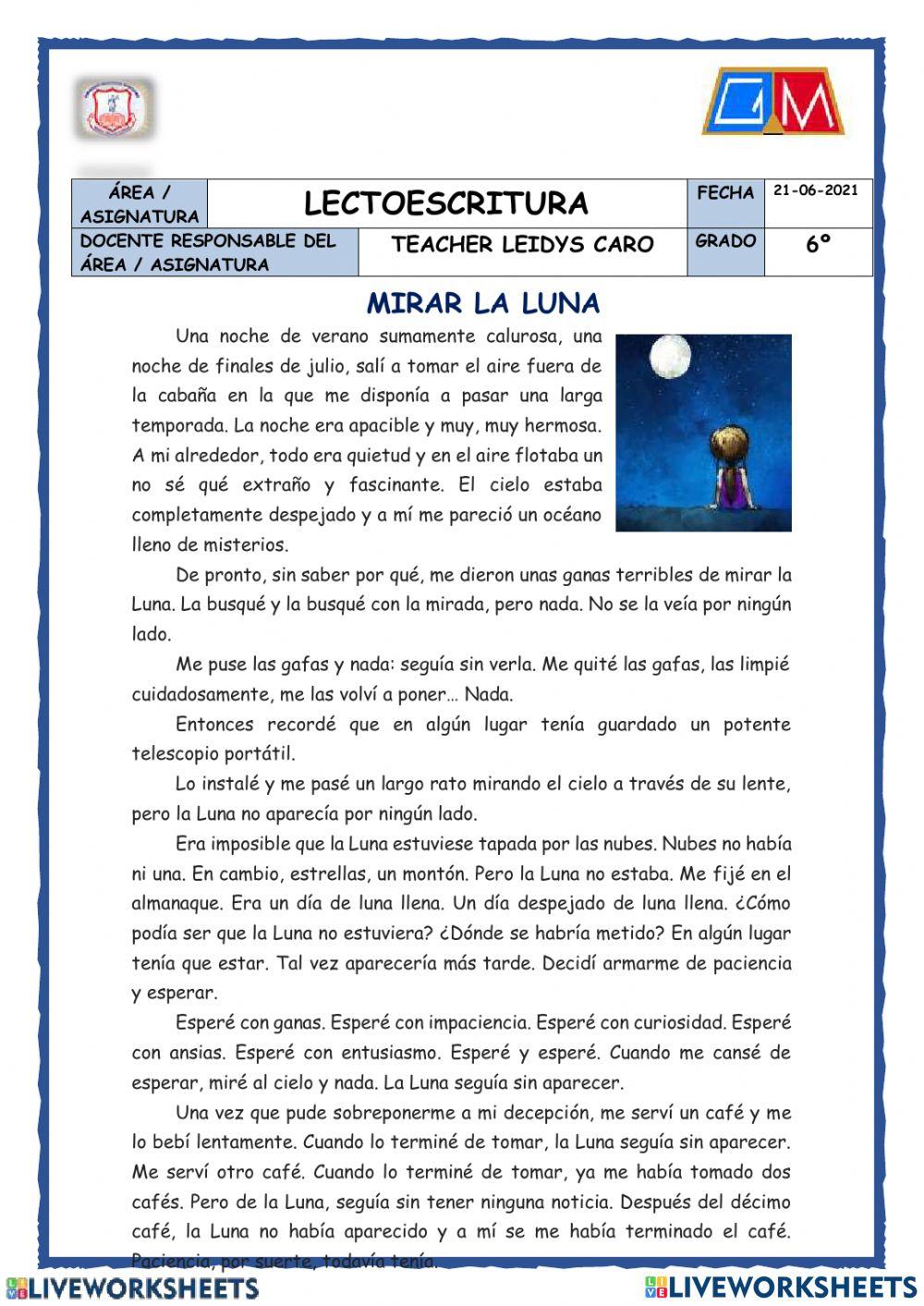 Comprensión lectora