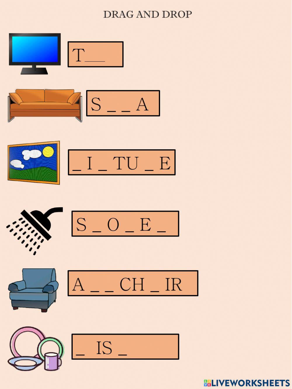 Furniture Vocabulary
