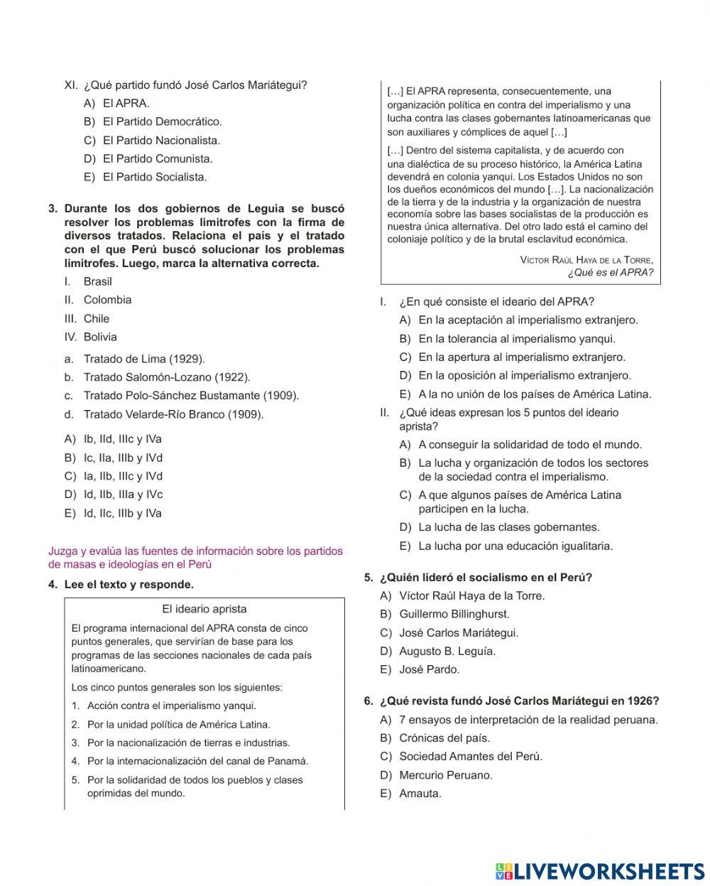 Procesos históricos, y económicos ocurridos entre 1899 y 1930